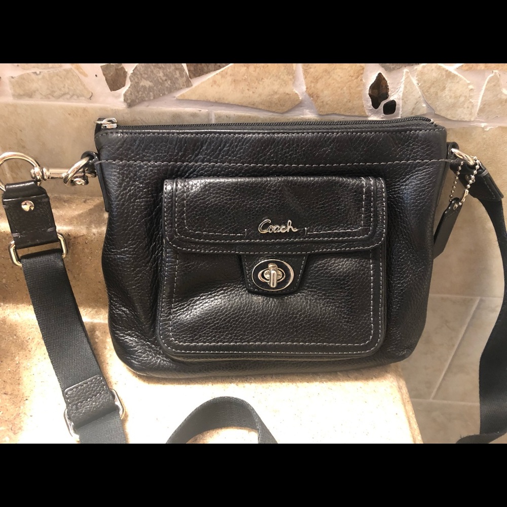 Coach Black Leather Crossbody